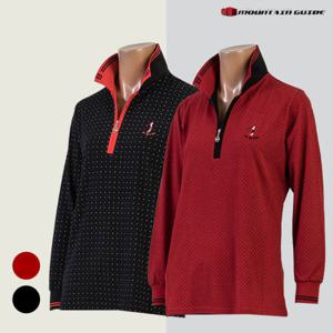[마운틴가이드]겨울 등산복/여성 기모 카라티셔츠 ANW-T94-913