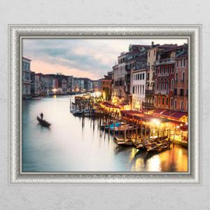 아트박스/꾸밈 cp138-배네치아의저녁풍경_창문그림액자_뮤럴시트