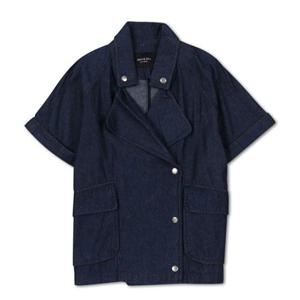 [잭앤질][잭앤질] 반팔 카라 포켓 점퍼(32152JP501_BL)