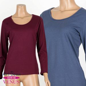 [비너스 아르보]에코실 여성내의 상의 NLGS004C