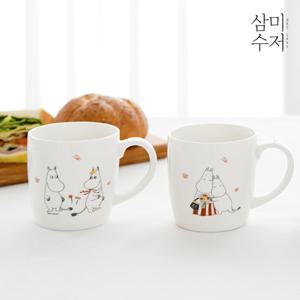 [삼미수저] 무민 더키친 머그컵세트 2P
