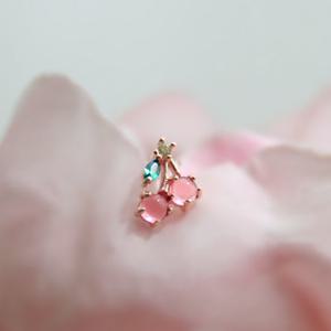 제이로렌 P0320 과일바구니 체리 써지컬스틸 피어싱