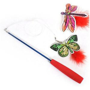 펫모닝 잠자리 나비 낚시대 PMC-317 고양이장난감