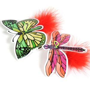 펫모닝 잠자리 나비 낚시대 리필 PMC-318 고양이장난감