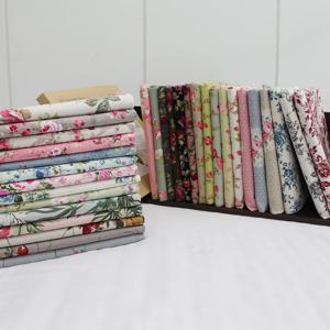 베드앤데코 린넨 로즈패턴 패브릭원단 [145X90]