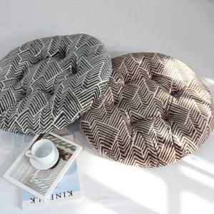 이솔홈 극세사 노르웨이숲 원형 대방석(L)