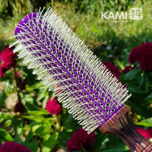 카미 세라믹 가시롤 볼륨브러쉬 7호 전문가용 헤어 드라이롤빗