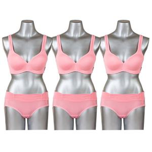 마레몬떼 노와이어 3D 에어쿨링 브라팬티 핑크 6종세트