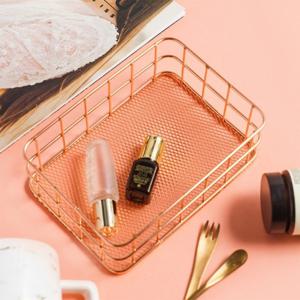 갓샵 로즈골드 철제 수납 바구니 바스켓 소형