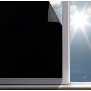 무점착 블랙암막 시트지 블라인드시트 폭50센티