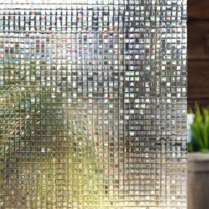 간편시공 무점착 모자이크 유리창시트지 폭45센티