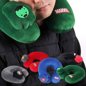 마블 입체Fist U자 목쿠션 /자동차목쿠션/사무실.차량.가정