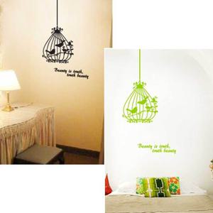 그래픽 스티커 포인트 컷팅시트지 로맨틱새장(중)