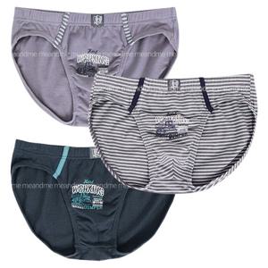 물랑루즈 코닉 면스판 삼각 팬티 3종 주니어용