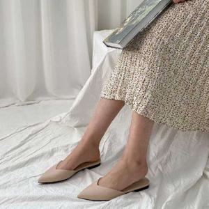 [블루피오레] 스틸레토 플랫 뮬 블로퍼 BFS742