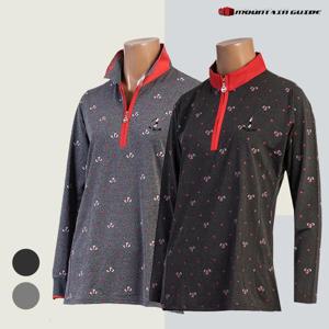 [마운틴가이드]봄,여름 등산복/국내산 여성 티셔츠 ANW-T201-701