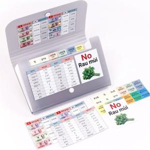 베트남 여행 동지갑 만들기  스티커 4종