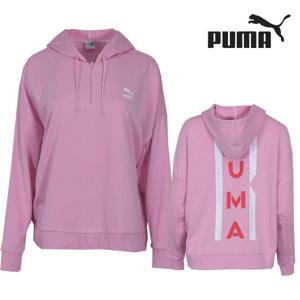 푸마 여성 XTG 하프집업 후드 티셔츠-578019-21