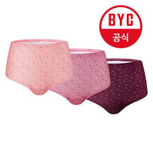 [BYC공식]BYC엘레강스289호(3매입)-BYX0396-유색