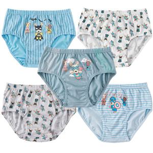 아날도바시니 딩동댕키즈 히어로즈 순면 삼각 팬티 5종 남아동