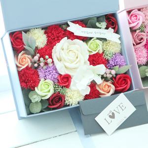 위드러브 용돈박스(중) 레드 어버이날 생신선물 용돈