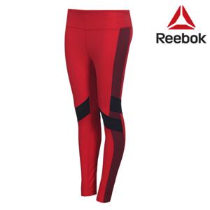 리복 여성 럭스 컬러블록 레깅스 매장판-CF5867