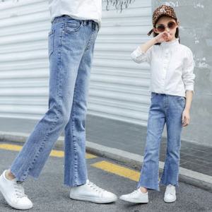 아동 주니어 컷팅 부츠컷 청바지 데님팬츠 의류 1813