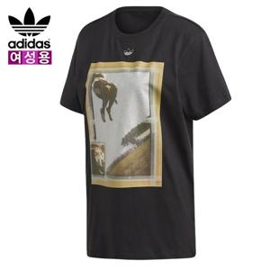 아디다스 우먼스 그래픽 반팔 티셔츠(FM4339) 면티