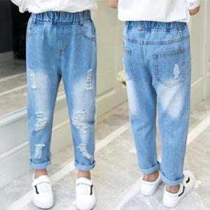 아동 주니어의류 팅클찢청바지 데님팬츠 초등학생8952