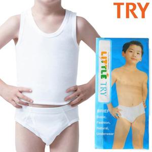 트라이 남아 아동 유아 순면 면100% 팬티