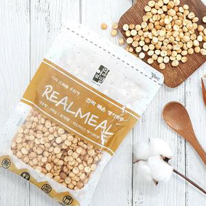 리얼밀 볶은 병아리콩 200g 통곡물 후레이크 시리얼 스낵