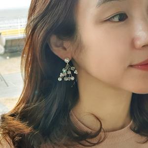 [바이진주리본] 메이듀 비즈진주 핸드메이드 귀걸이E