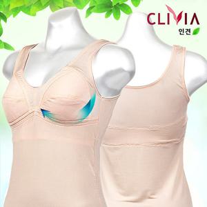 [크리비아] 쿨 인견 무빙 메쉬 홑겹 브라 런닝 clg4611a