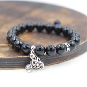 에르모사 젬스톤 G050_블랙마노10mm+실버925(염주 불교 패션)