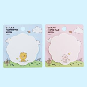 카카오프렌즈 형태 점착 메모지