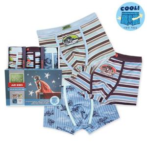 남아동 3매 드로즈 아동 유아 키즈 주니어  젠틀 사각 팬티