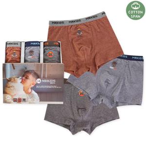 남아동 3매 면스판 드로즈 아동 유아 키즈 주니어 초등학생 캐릭터 페퍼 사각 팬티