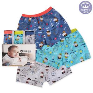 남아동 3매 면 100% 트렁크 아동 유아 키즈 주니어 초등학생 캐릭터 카우보이