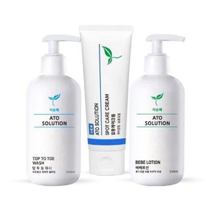 [더순해아토솔루션] 아기바스+아토로션+유아크림