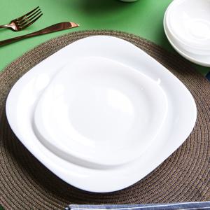 Luminarc 마리에 사각 대접시 세트 2P