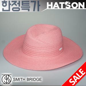 [햇츠온]SMITH B. 브랜드 여성 밀짚 벙거지 모자 J2SB237PK AD