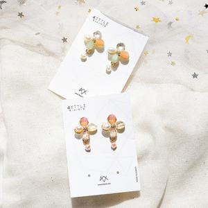 [폭스타일] [핸드메이드] 아란 플라워 펄 귀걸이