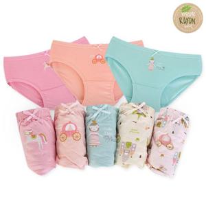 여아동 5매 아동 유아 키즈 주니어 캐릭터 프린세스 삼각 팬티