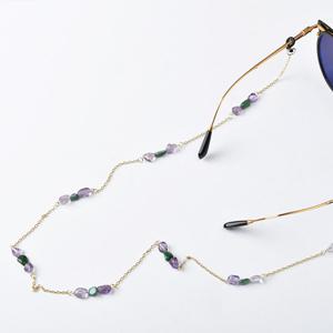 [리드박스] 그린앤퍼플 원석 안경줄 스트랩 선글라스줄