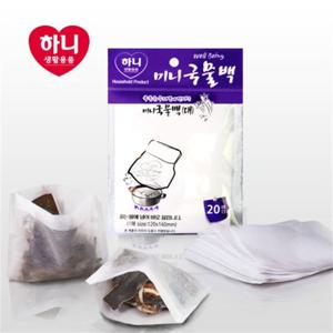 하니 미니 국물백 대 20매입x 5개 녹차팩 티백