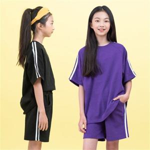 [제니]제니 JN 두줄 상하복 여름 여아 주니어 초등학생 세트복 바지세트 반티 단체티