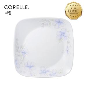 코렐 보라꽃 사각접시소