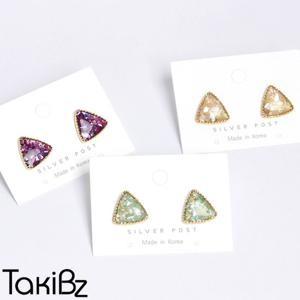 [타키비즈] 트와일렛 자개 귀걸이(실버침)