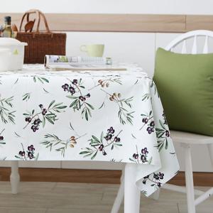 데코토닉 그린올리브 식탁보(6인용)
