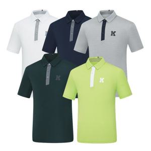 콜핑 남성 하이쿨 냉감 등산 카라 반팔 티셔츠